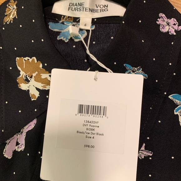 Diane Von Furstenberg yvonna jumpsuit NWT 4 - Picture 10 of 12